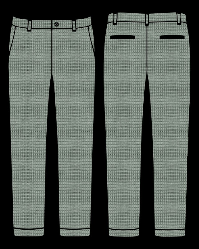 Acrylic Pant Design Frame 15/12 Inch 3mm